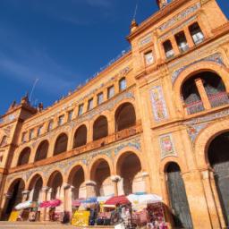El Mercado erstrahlt in vollem Glanz: Aufgenommen mit einem Weitwinkelobjektiv direkt vor dieser atemberaubenden Sehenswürdigkeit in Humahuaca
