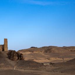 Jabal Al-Lawz erstrahlt in vollem Glanz: Aufgenommen mit einem Weitwinkelobjektiv direkt vor dieser atemberaubenden Sehenswürdigkeit in Saudi-Arabien
