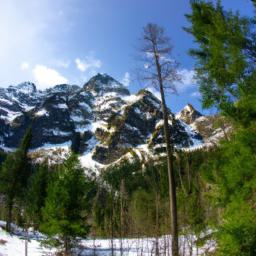 Tatra Nationalpark erstrahlt in vollem Glanz: Aufgenommen mit einem Weitwinkelobjektiv direkt vor dieser atemberaubenden Sehenswürdigkeit in Polen
